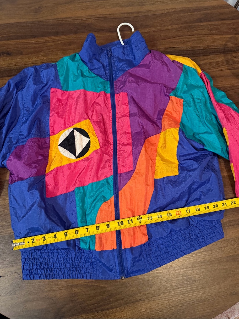 Retro Colorblock Jacket - Multicolor - Picture 13 of 16